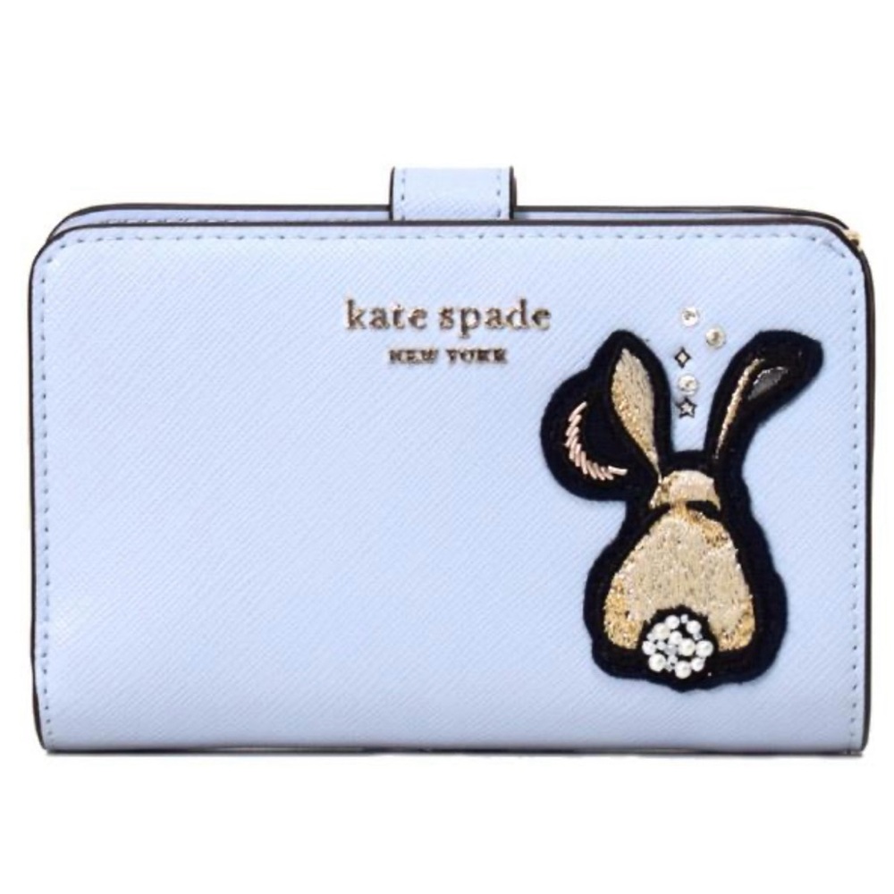 NWT Kate Spade New York BunBun 3D Bunny Compact Wallet